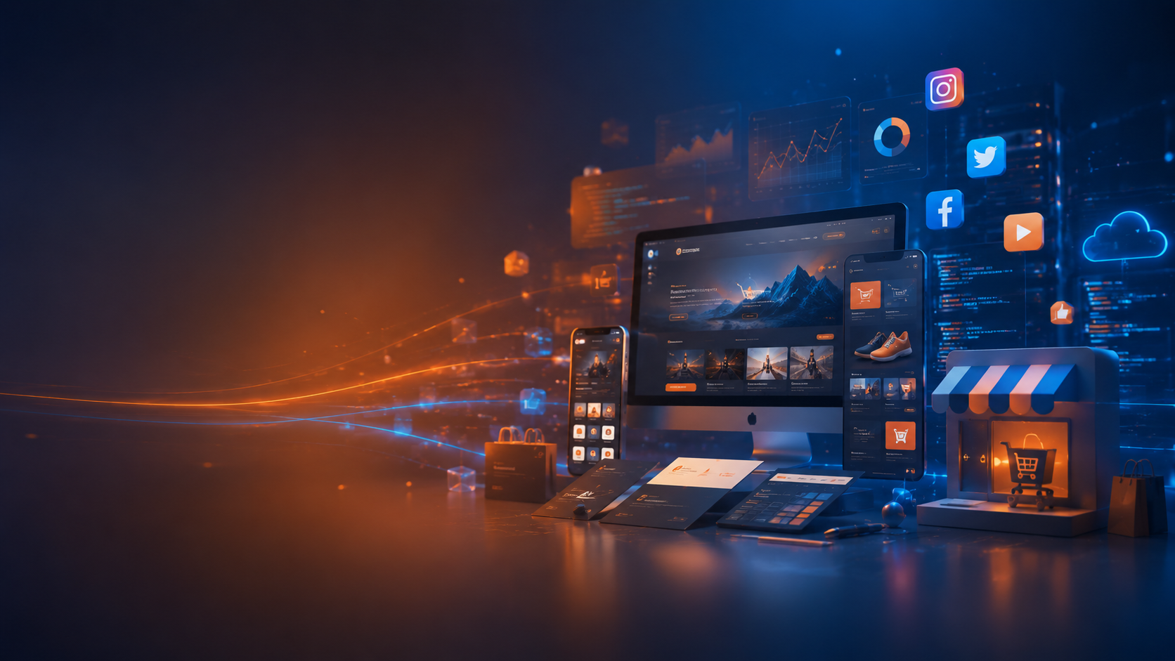 Digital marketing and business setup project preview